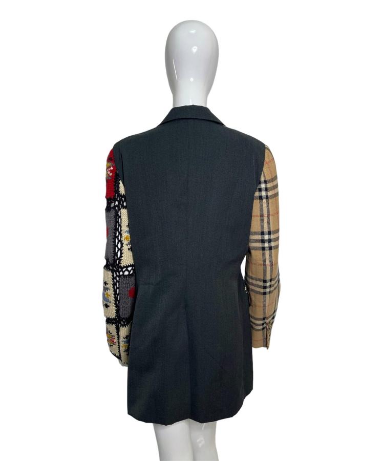 Moschino Couture patchwork blazer