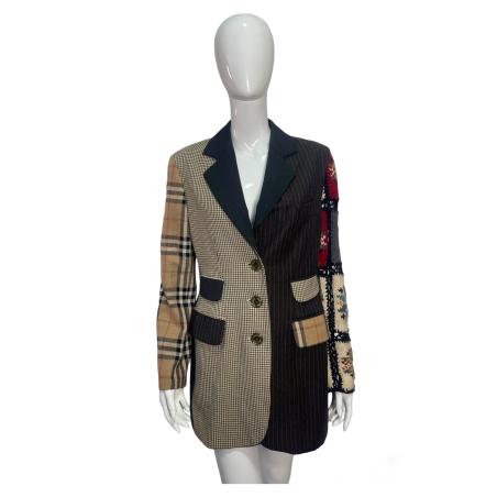 Moschino Couture patchwork blazer