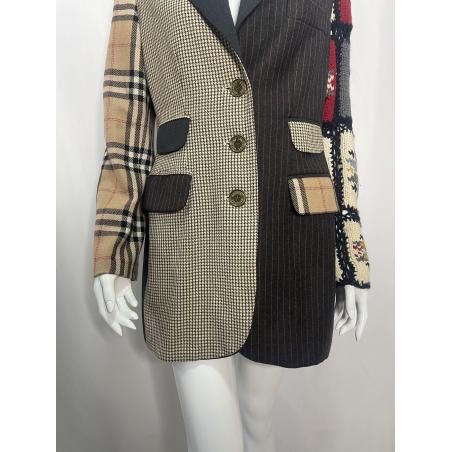 Moschino Couture patchwork blazer