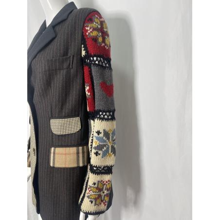 Moschino Couture patchwork blazer