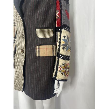 Moschino Couture patchwork blazer