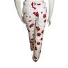 Moschino Jeans poppy print jeans