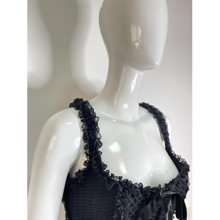 Moschino Couture crochet corset top