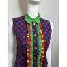 Moschino Jeans polka dot sleeveless shirt