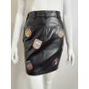 Moschino city patch mini skirt