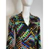 1970's multicolor wrap dress