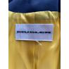 Thierry Mugler yellow and navy skirt suit