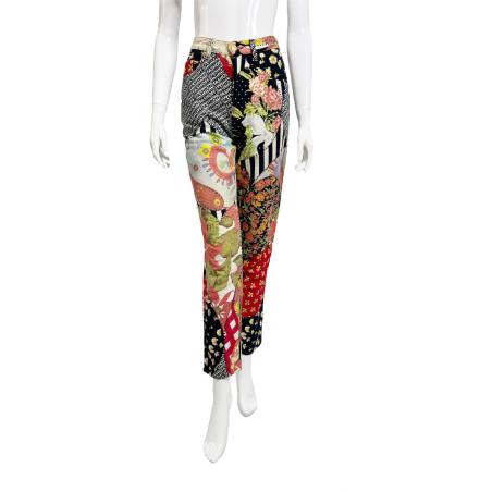 Moschino Jeans collage print jeans