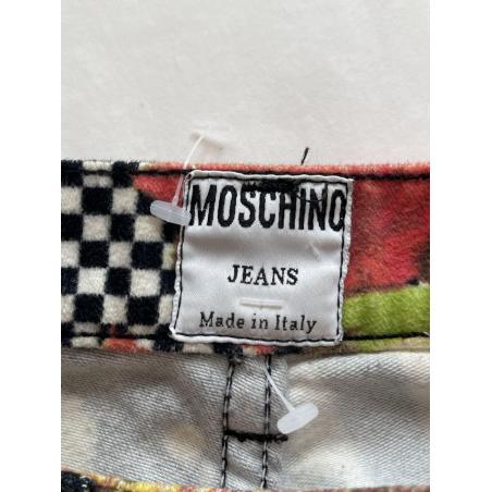 Moschino Jeans collage print jeans