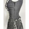 Moschino Jeans ruffle corset dress