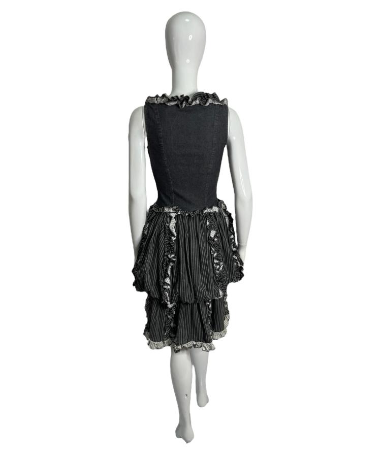 Moschino Jeans ruffle corset dress