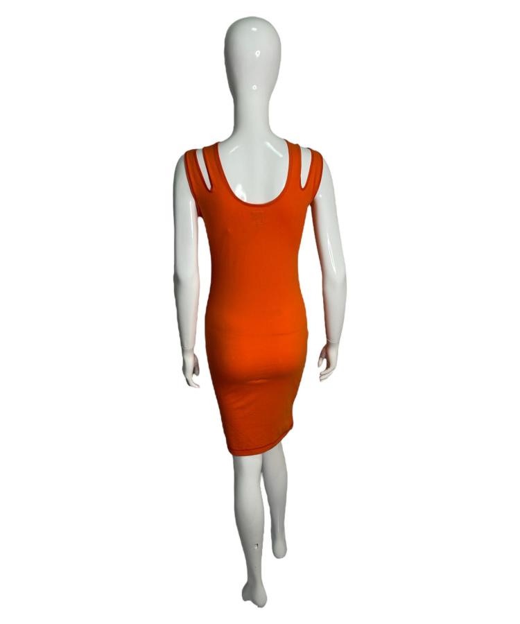 Moschino Jeans orange summer dress