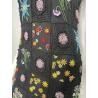 Moschino Cheap and Chic crochet and floral embroidery dress