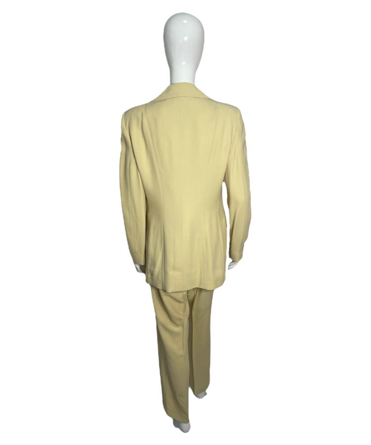 Moschino Cheap and Chic beige pantsuit