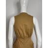 Thierry Mugler Jeans brown fitted midi dress