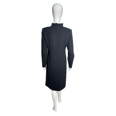 Yves Saint Laurent black striped dress