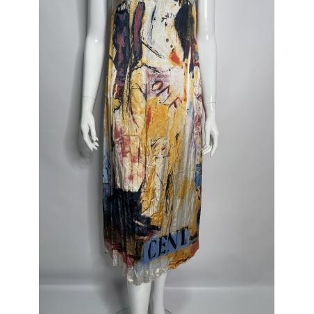 Cavalli Jeans Napoleon print dress