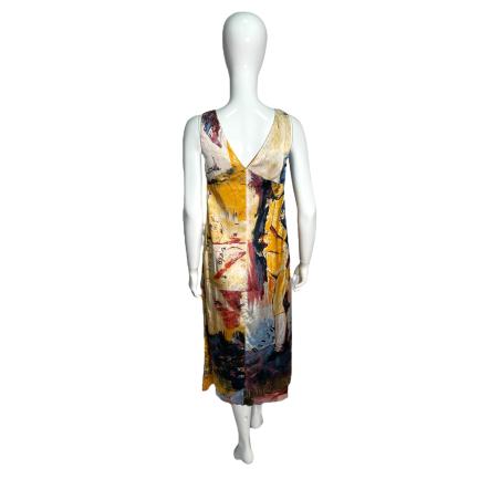 Cavalli Jeans Napoleon print dress