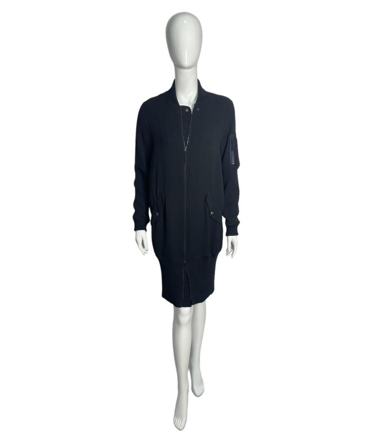 Jean Paul Gaultier black bomber dress