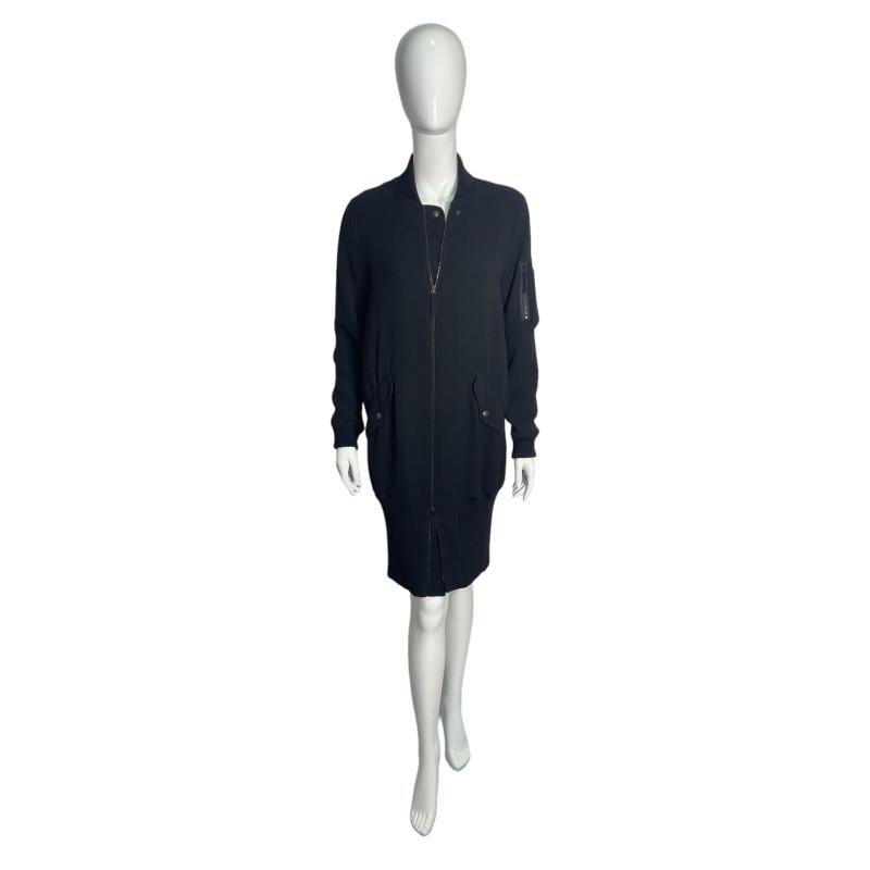 Jean Paul Gaultier black bomber dress