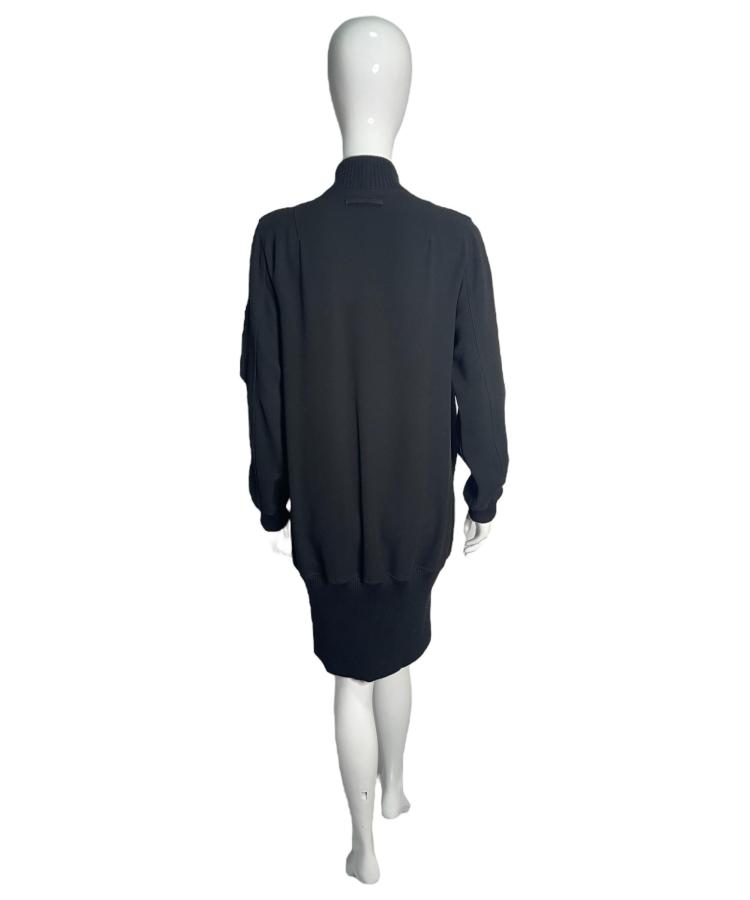 Jean Paul Gaultier black bomber dress