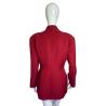 Thierry Mugler red fitted jacket