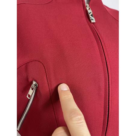 Thierry Mugler red fitted jacket