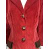 Moschino Cheap And Chic red corduroy blazer