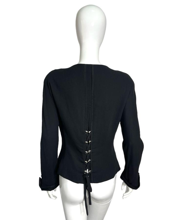 Istante by Gianni Versace corset blazer