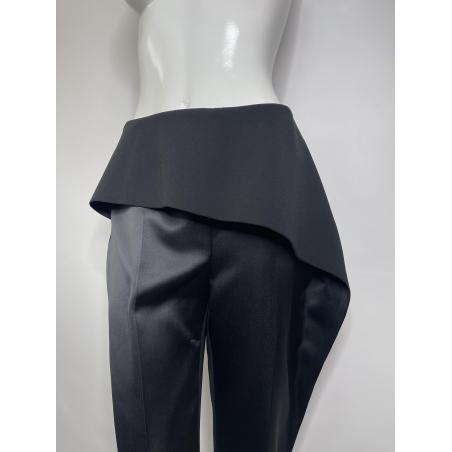 Balenciaga black tuxedo trousers