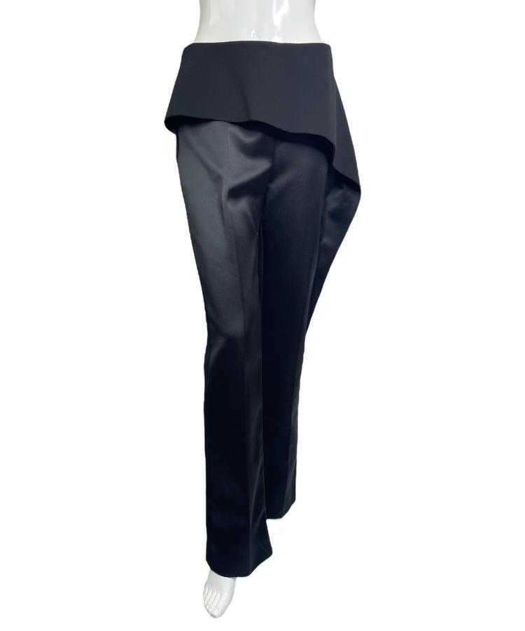 Balenciaga black tuxedo trousers