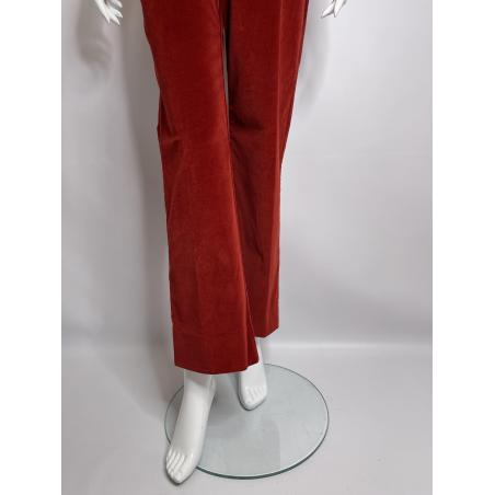 Jean Paul Gaultier red velvet pants