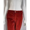 Jean Paul Gaultier red velvet pants