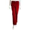 Jean Paul Gaultier red velvet pants