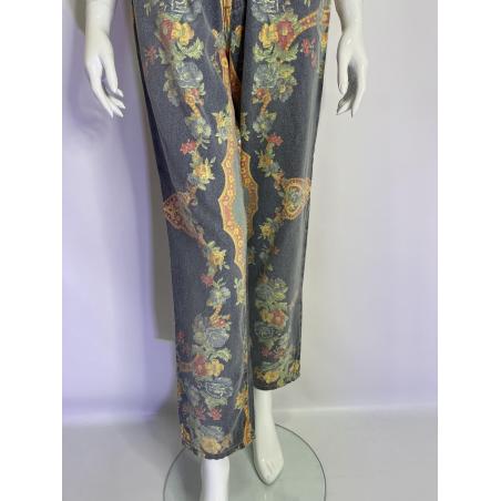 Roberto Cavalli classic floral print jeans