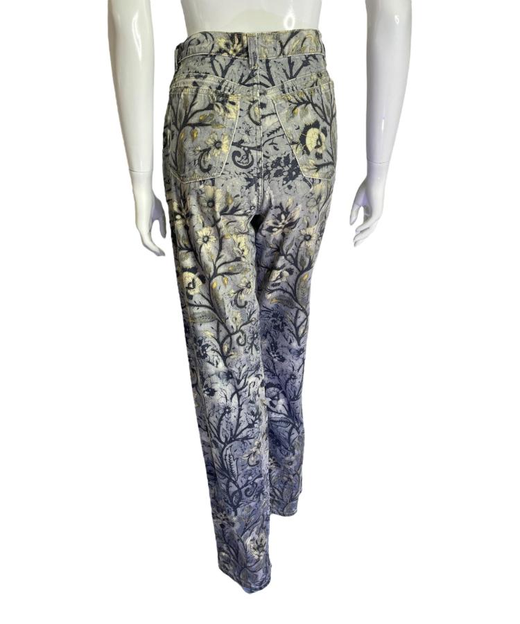 Roberto Cavalli floral print jeans