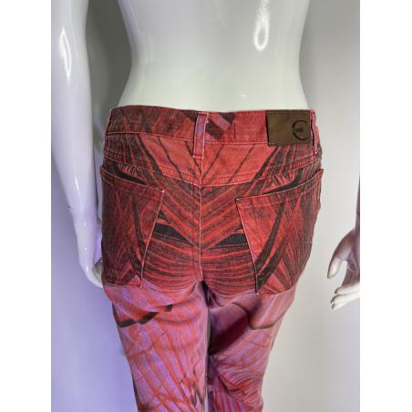 Just Cavalli abstract floral print jeans