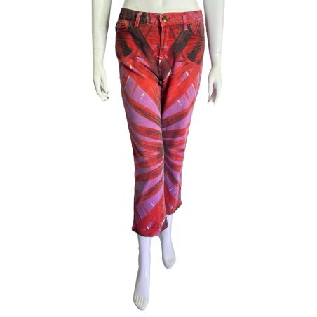 Just Cavalli abstract floral print jeans