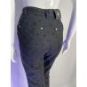 Versace Jeans Couture black perforated jeans