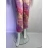 Versace Jeans couture pink and yellow abstract print jeans