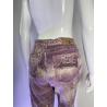 Just Cavalli purple python print jeans