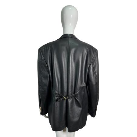 Moschino fall 1986 leather blazer