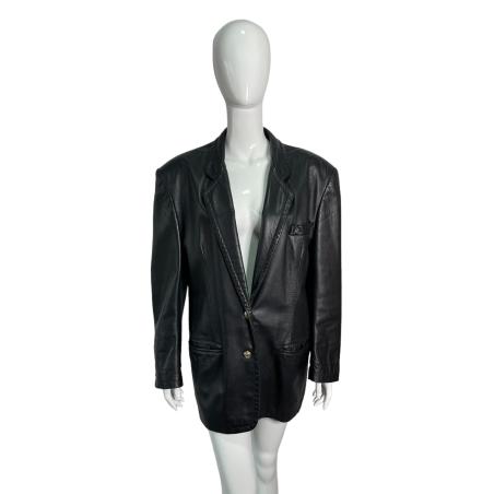 Moschino fall 1986 leather blazer